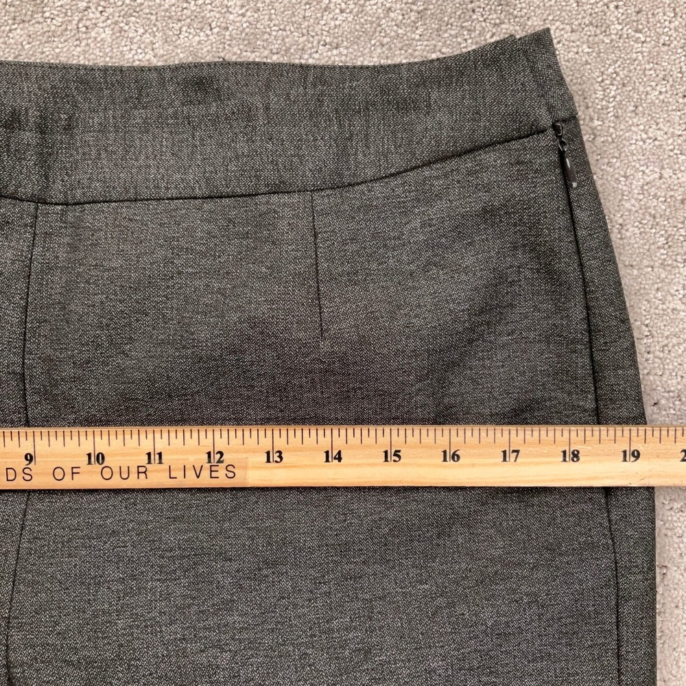 Le Suit Pantsuit Women 8 30W 30.5L Gray Mini Herringbone‎ Career Neutral Classic - Picture 14 of 16
